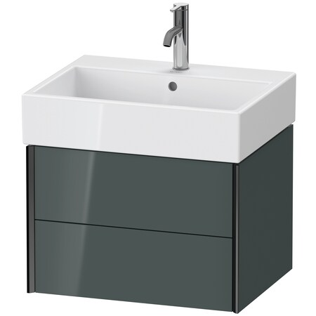 Duravit Xviu Wall-Mounted Vanity Unit Dolomiti Gray High Gloss XV43340B238